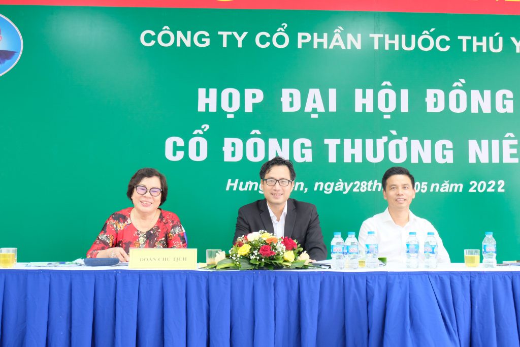 Annual General Meeting of Shareholders in 2022 Vietnam Veterinary Joint Stock Company