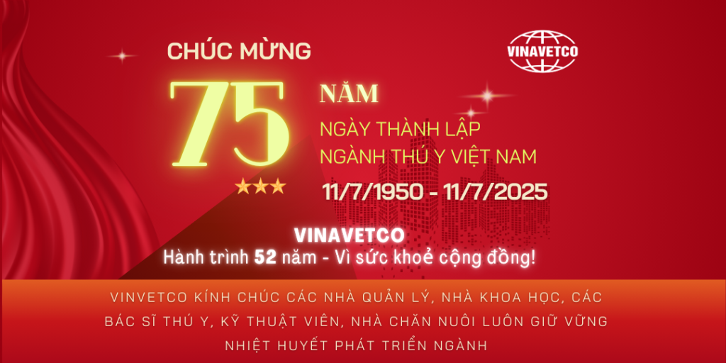 Chúc mừng 75 ngày thành lập ngành Thú Y Việt Nam (11/7/1950 – 11/7/2025)