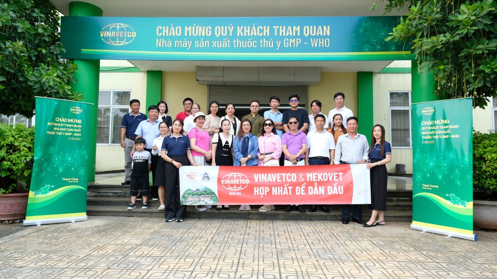 Vinavetco đón tiếp đoàn Khách Mekovet đến thăm quan nhà máy GMP-WHO