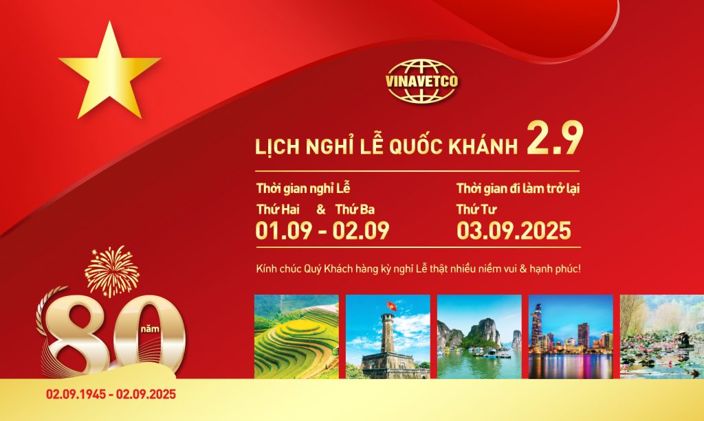 Thông báo lịch nghỉ lễ Quốc Khánh 2/9/2025