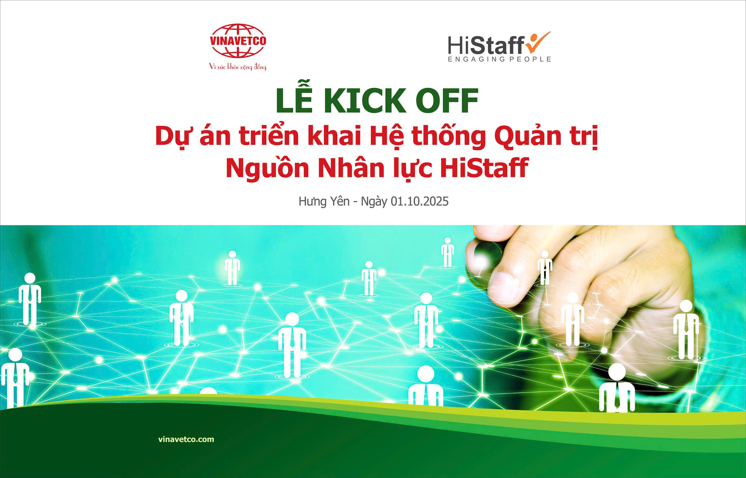 Vinavetco khởi động dự án HiStaff: Bước chuyển đổi số hóa quản trị nhân lực
